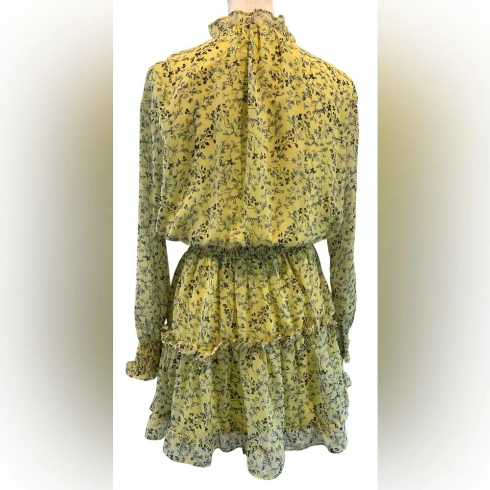 NSR Emma Floral Print Ruffle Dress - Picture 3 of 7